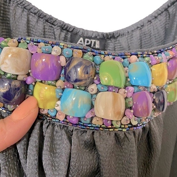 Apt 9 Shimmer Embellished Blouse - Picture 4 of 6